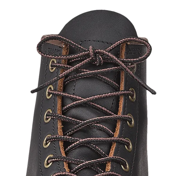 63-Inch Black/Brown Taslan Boot Laces 97145 - Image 2