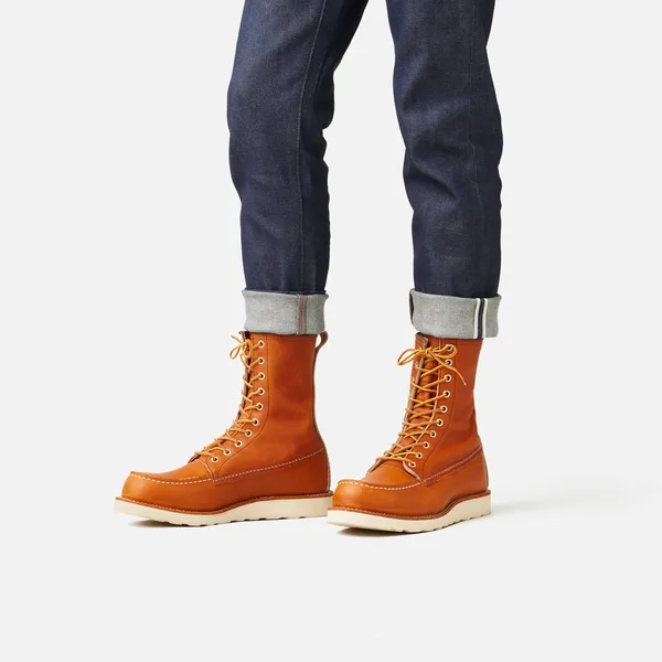 Men's 8-Inch Classic Moc Boot in Brown Leather 877 - Image 2