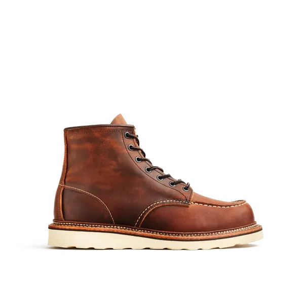 Men's Classic Moc 6-Inch Boot in Brown Leather 1907