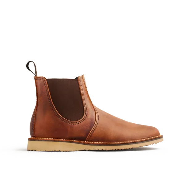 Men's Weekender Chelsea Boot in Brown Leather 3311