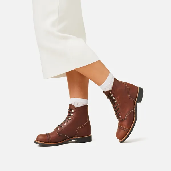 Women's Iron Ranger Short Boot in Dark Brown Leather 3365 - Image 2