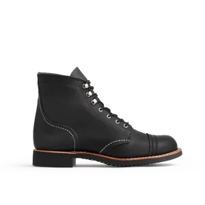 Women's Iron Ranger Short Boot in Black Leather 3366