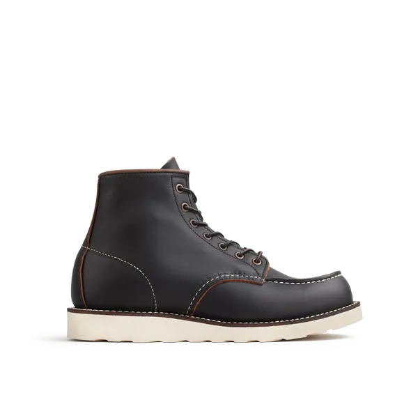 Men's Classic Moc 6-Inch Boot in Black Leather 8849