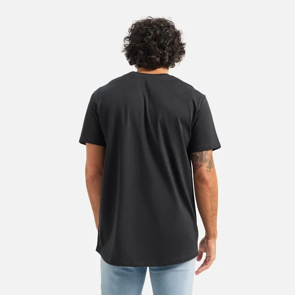 Men's Short Sleeve Pocket T-Shirt in Black 98468 - Image 4