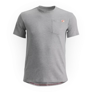 Men's Short Sleeve Pocket T-Shirt in Dark Gray 98469