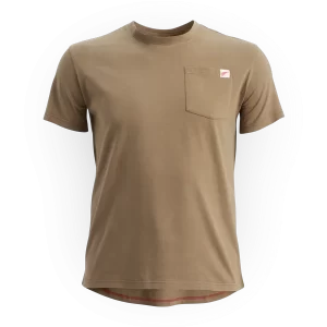 Men's Short Sleeve Pocket T-Shirt in Brown 98471