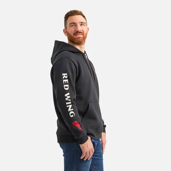 Men's Classic Hoodie in Black 98480 - Image 3