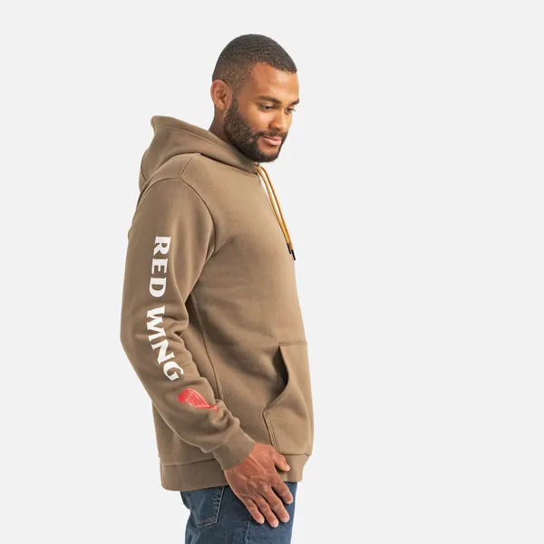 Men's Classic Hoodie in Brown 98482 - Image 3