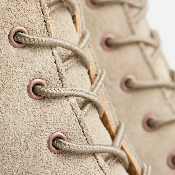 Women's Clara Heeled Boot in White Leather 3409 - Image 5