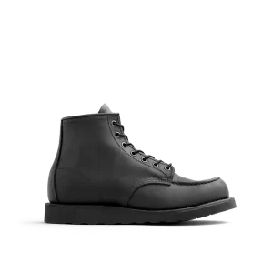 Men's Classic Moc 6-Inch Boot in Black Leather 8074