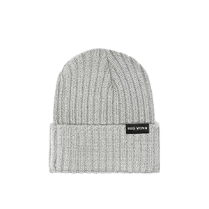 Unisex Shaniko Wool Rib Hat in Gray 97482