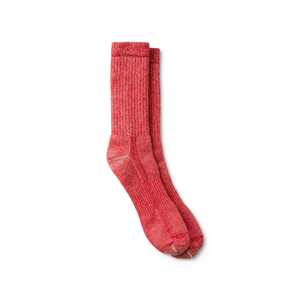 Unisex Full Crew Socks in Scarlet