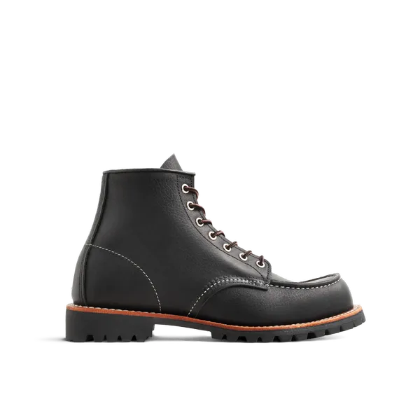 Men's Roughneck Boot in Black Oil Slick Leather 2949