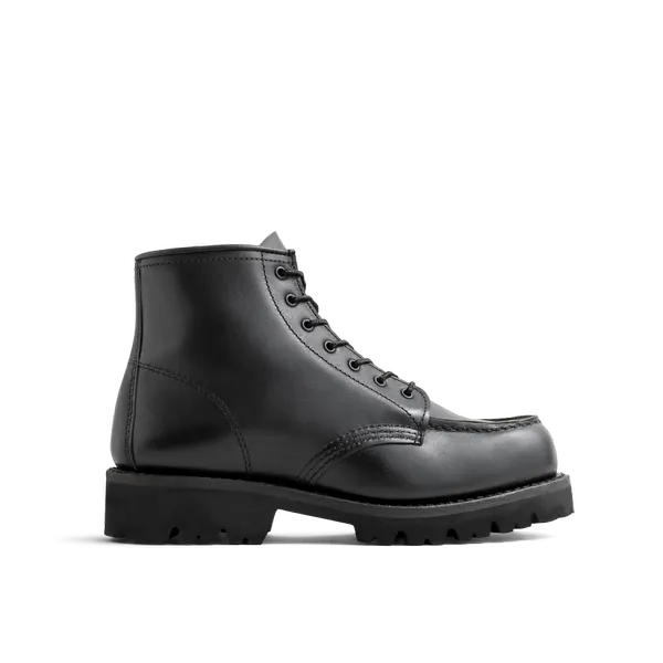 Women's Porter Moc in Black Boundary Leather 3497